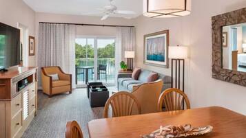 Smart TV, chimenea, videojuegos y reproductor de DVD