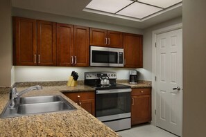 Microwave, oven, coffee/tea maker, toaster