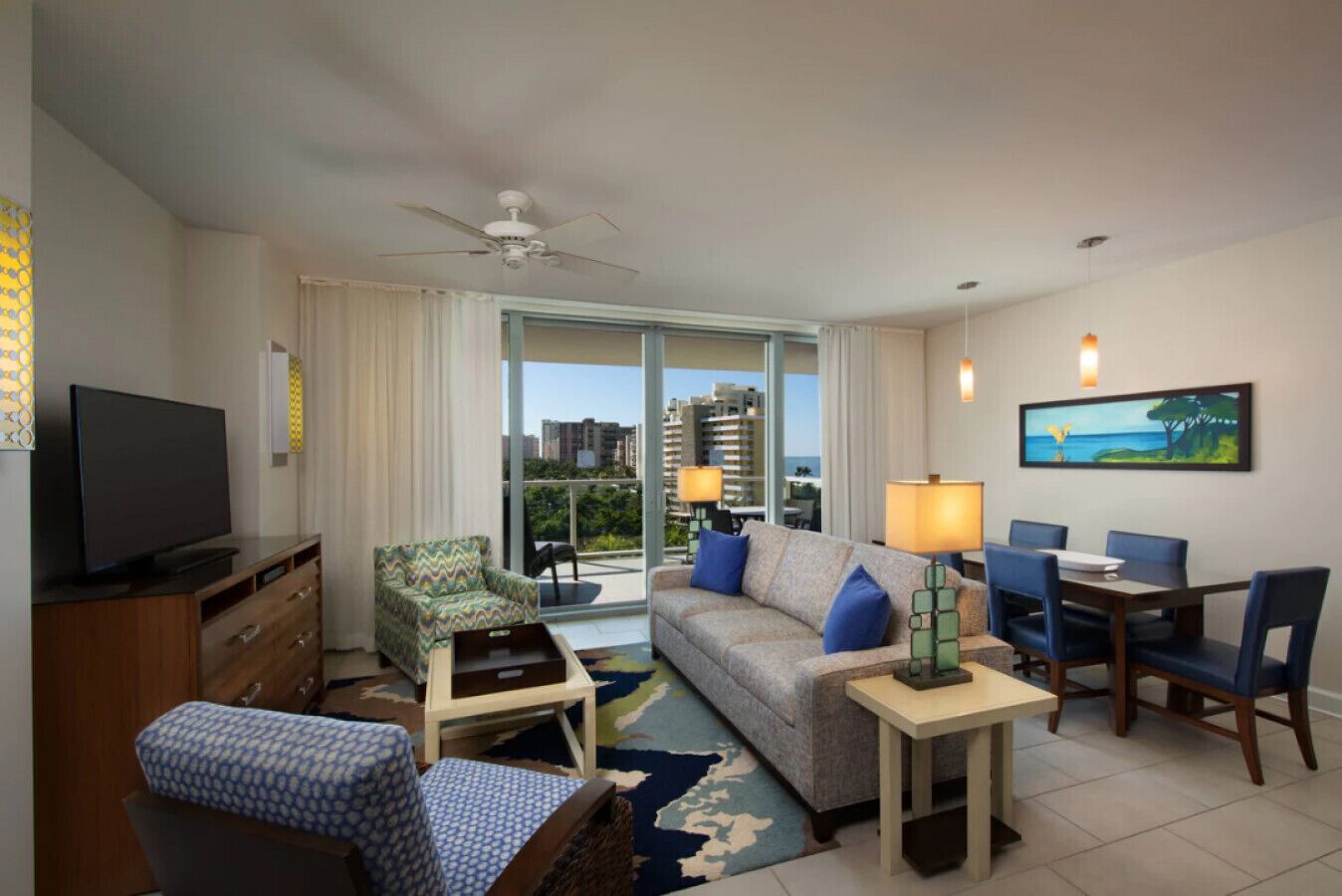 Smart TV, video games, DVD player, foosball