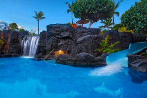 Indoor pool, a heated pool