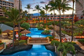 Indoor pool, a heated pool