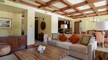 Een smart-tv, een open haard, videogames en een dvd-speler