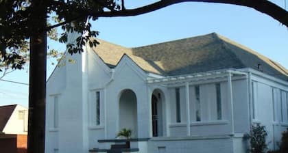 MercyBungalow #2 with king sized bed and shower room