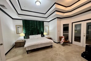 Primary suite located on the third floor with it’s own private balcony.