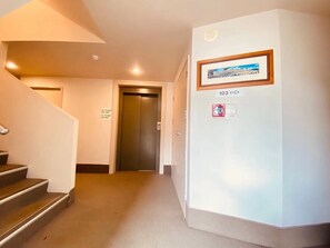 Interior entrance