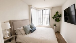 1 間睡房、熨斗/熨衫板、免費 Wi-Fi、床單