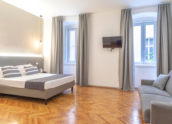 Basic-Zimmer, 1 Schlafzimmer | 1 Schlafzimmer, hochwertige Bettwaren, Schreibtisch