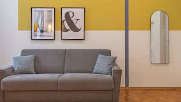 Basic Room, 1 Bedroom | Living area | 24-inch LED TV with satellite channels