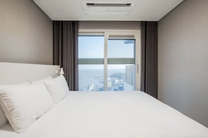 TERRACE SUITE 3 BEDROOMS, Ocean View | Premium bedding, Select Comfort beds, individually decorated - NewCZ Osiria Residence (Busan)
