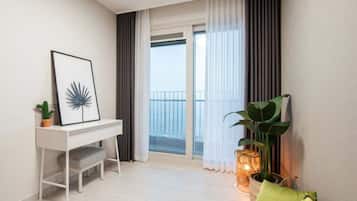 TERRACE SUITE 3 BEDROOMS, Partial Ocean View | Literie de qualité supérieure, matelas Select Comfort