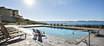 Spectacular views of Bear Lake in a spacious private retreat on nearly 6 acres!