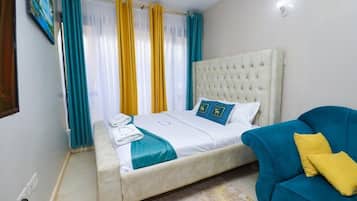 WiFi, bed sheets, wheelchair access