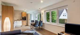 Appartement "Kleine Auszeit" avec vue sur les montagnes, terrasse privée et Wi-Fi