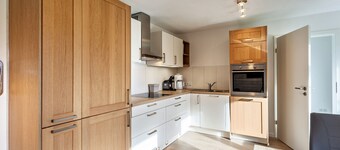Appartement 'Kleine Auszeit' met Uitzicht op de Bergen, Privéterras en Wi-Fi