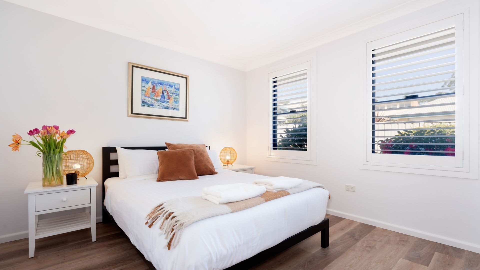 3 bedrooms, iron/ironing board, travel cot, WiFi