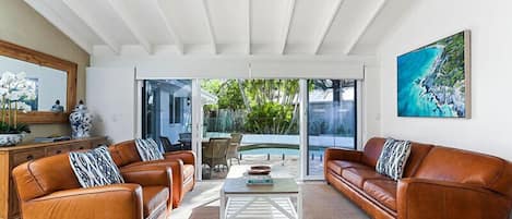 TV, fireplace, DVD player, video library