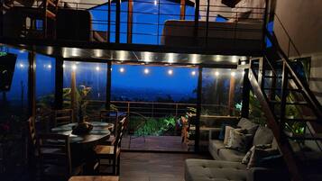 Cabaña familiar | Área de sala de estar