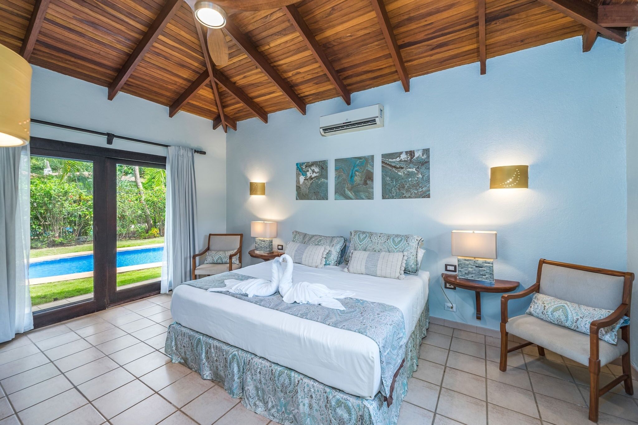 Villa, 2 Bedrooms | 2 bedrooms, desk, laptop workspace, free WiFi