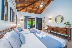 Villa, 2 Bedrooms | 2 bedrooms, desk, laptop workspace, free WiFi