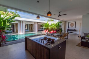 Deluxe Villa, 3 Bedrooms, Private Pool, Pool View | Dining room - Villa Lys by Alfred in Bali (Canggu)