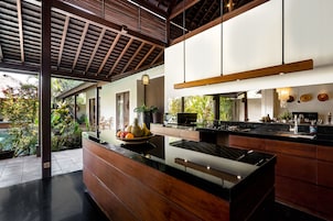 Bougenviel 3 Bedroom Pool Villa | Private kitchenette | Fridge, microwave, dishwasher, electric kettle