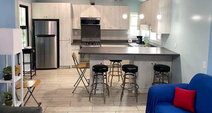 Comfy two bedroom one bath private parking private area great view.