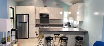 Comfy two bedroom one bath private parking private area great view.