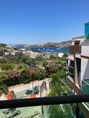 Standard Double Room, Sea View | Terrace/patio - Palm Hills Hotel Bodrum (Bodrum)