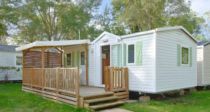 Mobil Home "Le Marie Elodie 85" con 2 piscinas compartidas, terraza privada y Wi-Fi