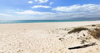 Ferienwohnung "Tróia Beach House" mit Gemeinschaftsgarten