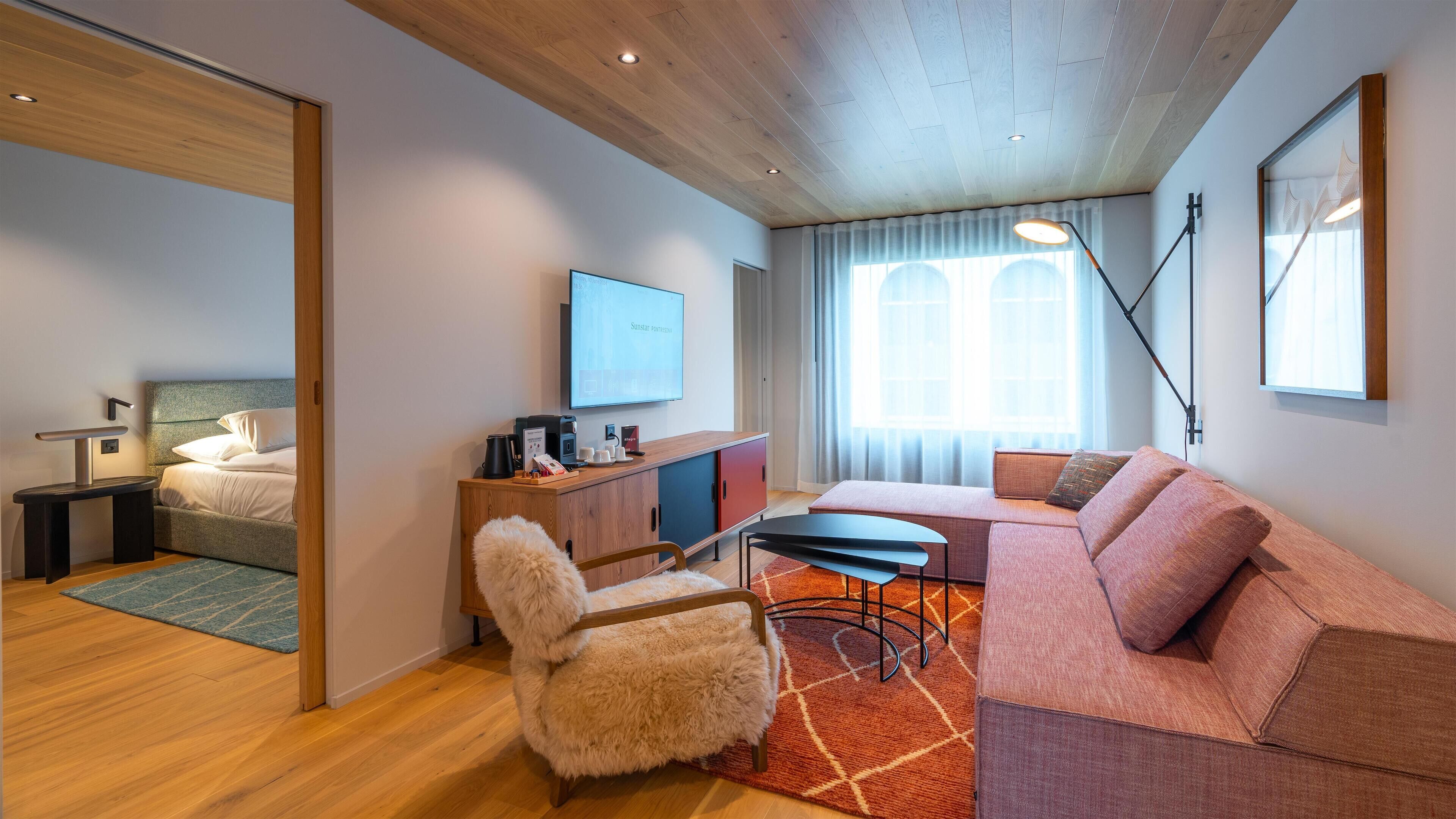 Estudio de diseño | Ropa de cama de alta calidad y minibar con artículos gratuitos