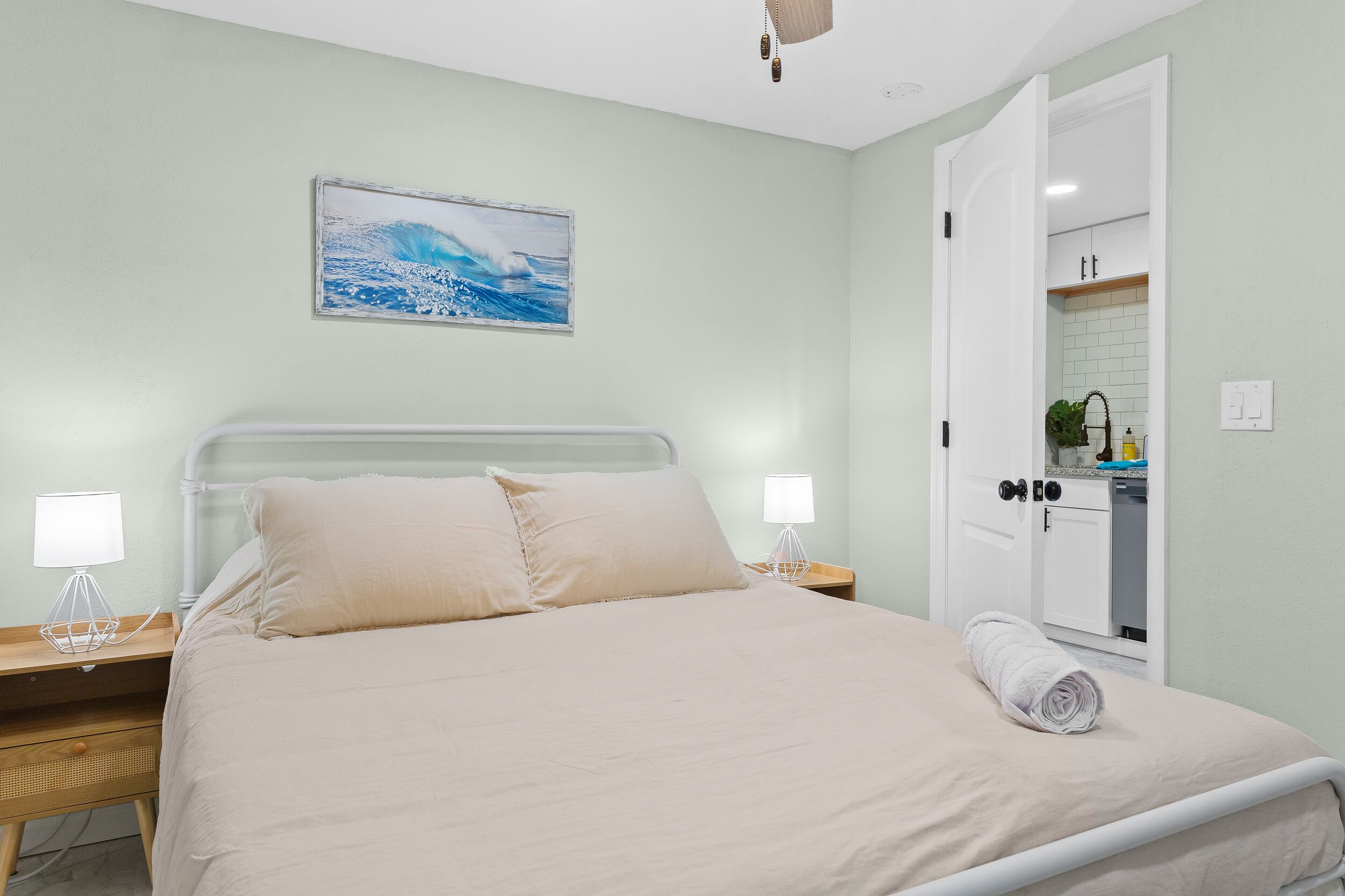 1 bedroom, iron/ironing board, free WiFi, bed sheets