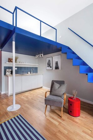 Interior - TurnKey | Charles Square Studio – with Terrace (Praha 2)