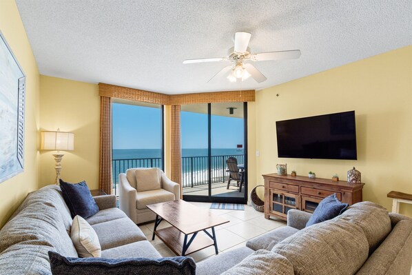 Smart TV, DVD player, books