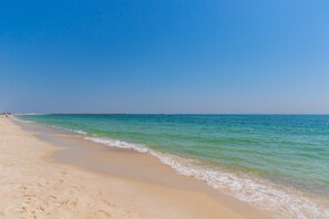 On the beach