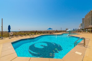 Indoor pool, a heated pool