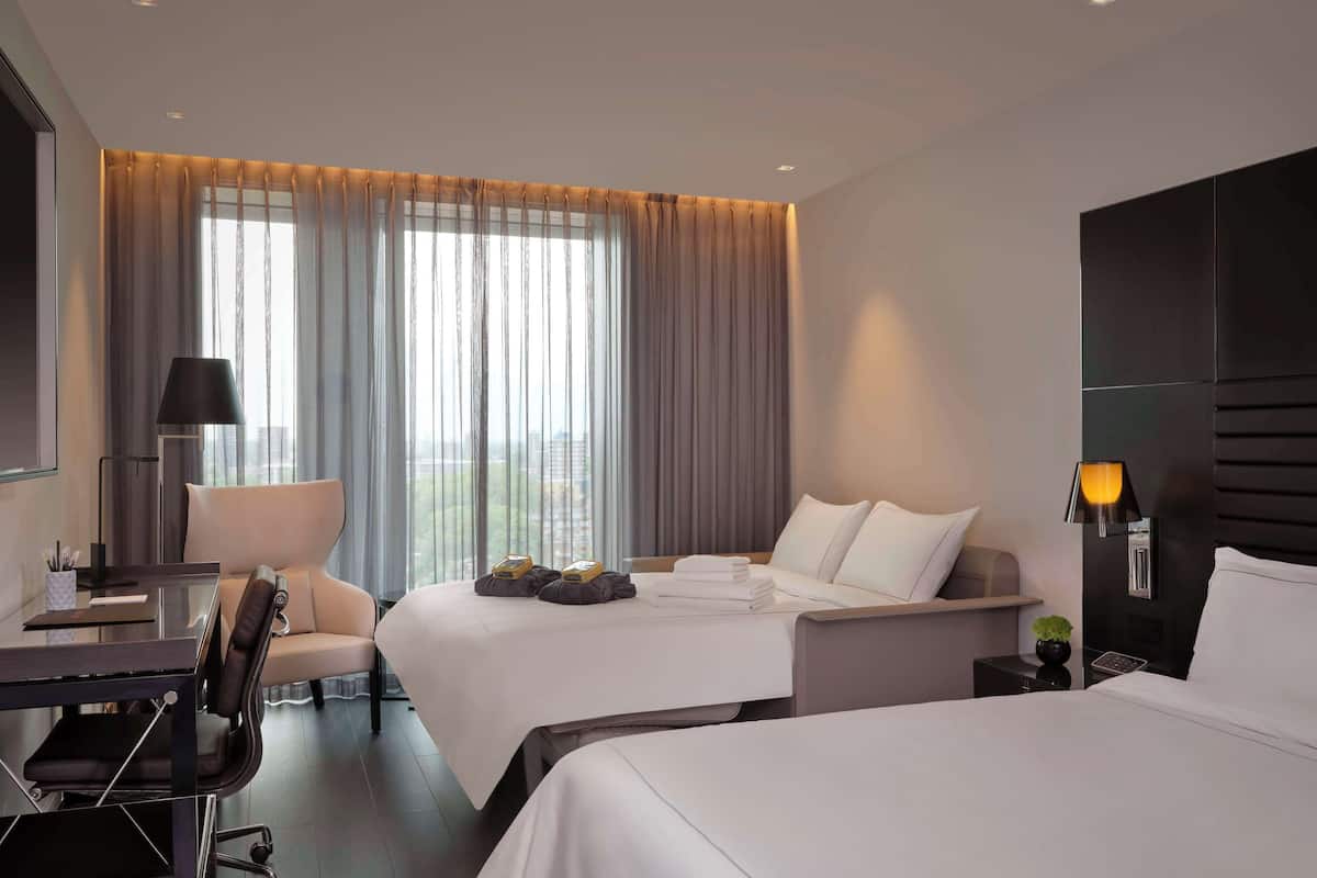 Studio, 1 kingsize bed (Art Studio) | Lakens van Egyptisch katoen, luxe beddengoed