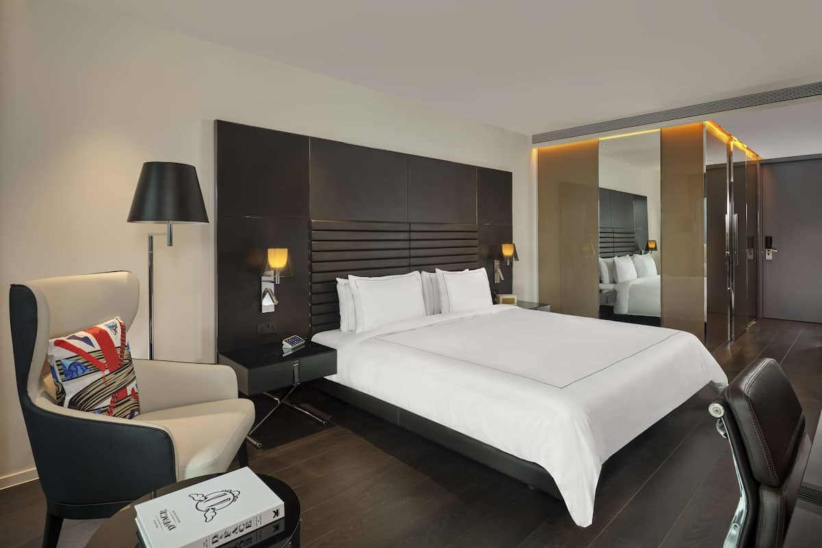 Cadar kapas Mesir, peralatan tempat tidur premium, busa memori