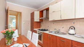 Kühlschrank, Ofen, Herdplatte, Geschirrspüler