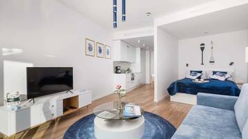 1 chambre, fer et planche à repasser, Wi-Fi, literie fournie
