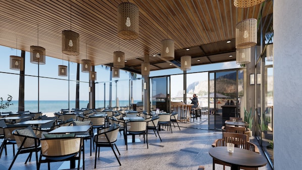 2 restaurants, breakfast served - Seabird Hotel Thien Cam (Cam Xuyen)