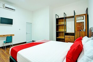 Chambre Double Deluxe | Bureau, espace de travail pour ordinateur portable, Wi-Fi gratuit