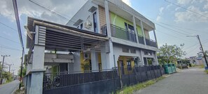 Majoituspaikan julkisivu