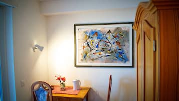 Premium Twin Room, 2 Twin Beds | Living area | 32-inch flat-screen TV with digital channels