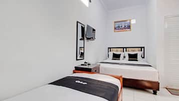 Suite Keluarga | 1 kamar tidur, meja kerja, Wi-Fi gratis, dan seprai linen