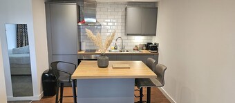 Modern Peaceful Open Plan 1-bed Apartment Rutland