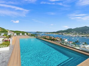 4 outdoor pools - The Hills Residence (Simpson Bay)