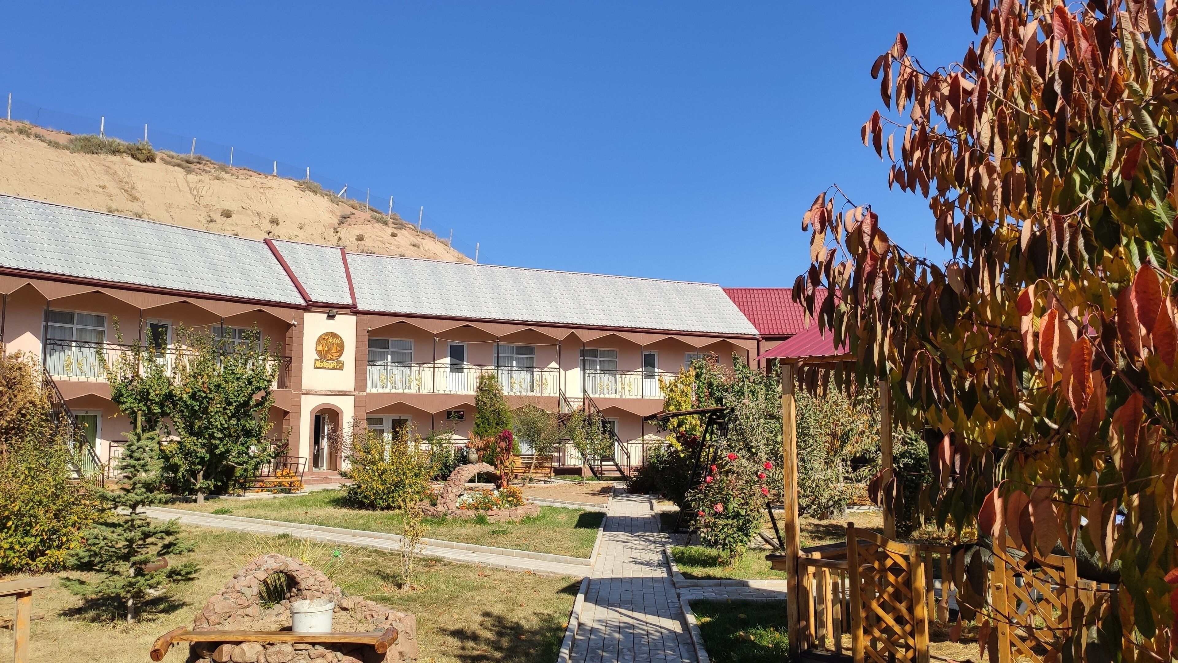 Façade de l’hébergement