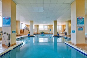 Indoor pool - Marigot Beach 905 is a Beach Vacation dream come true! (Ocean City)