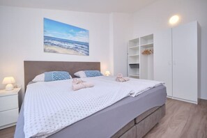 2 soverom, strykejern/-brett, wi-fi (inkludert) og sengetøy